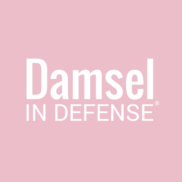 damsel in defense logo